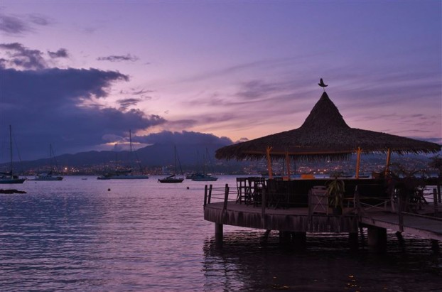 Sunset am Hotel Bakoua Martinique Trois-Ilets