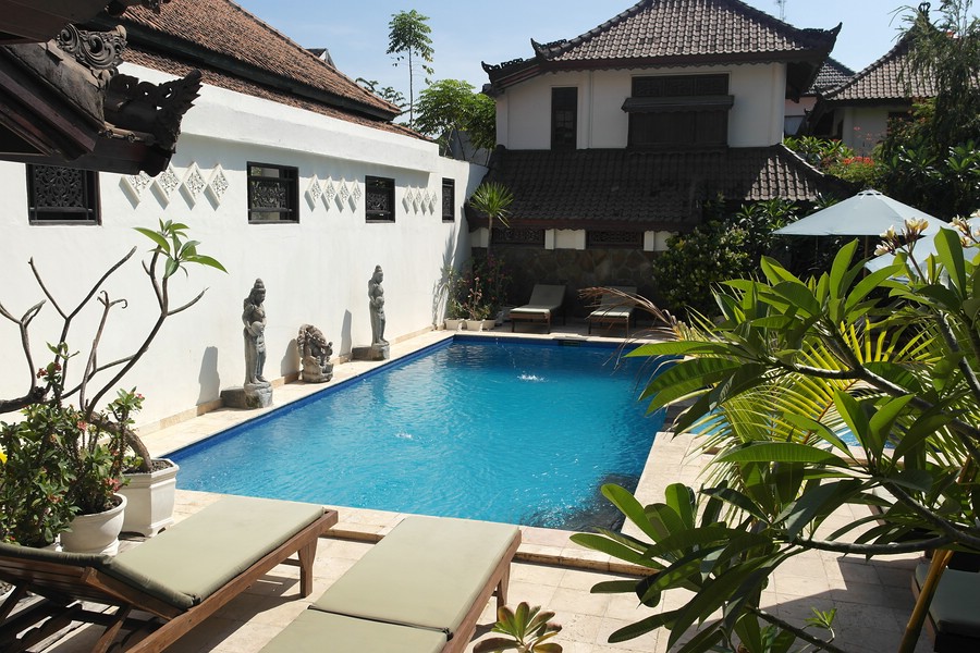 Pool im Marta's Hotel Gili Trawangan