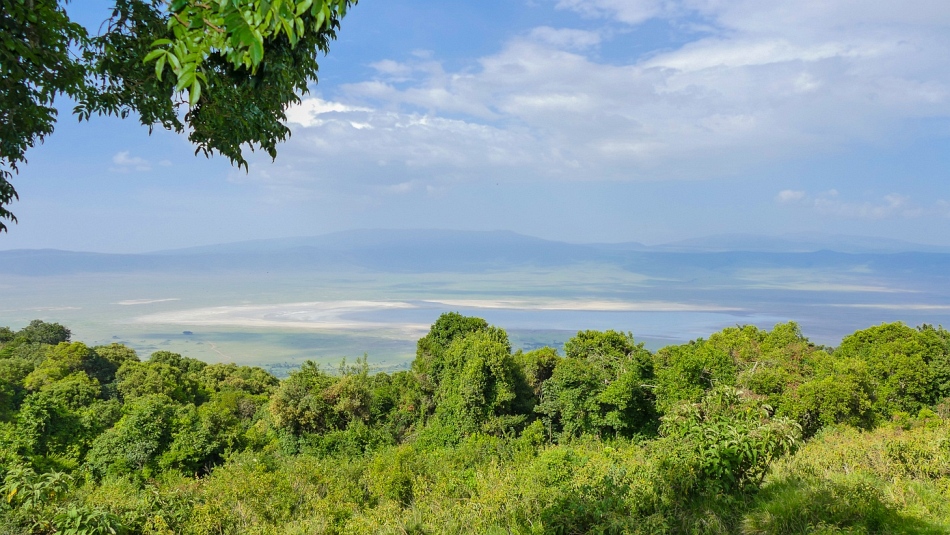 Ausblick auf den Ngorongoro Krater“class=