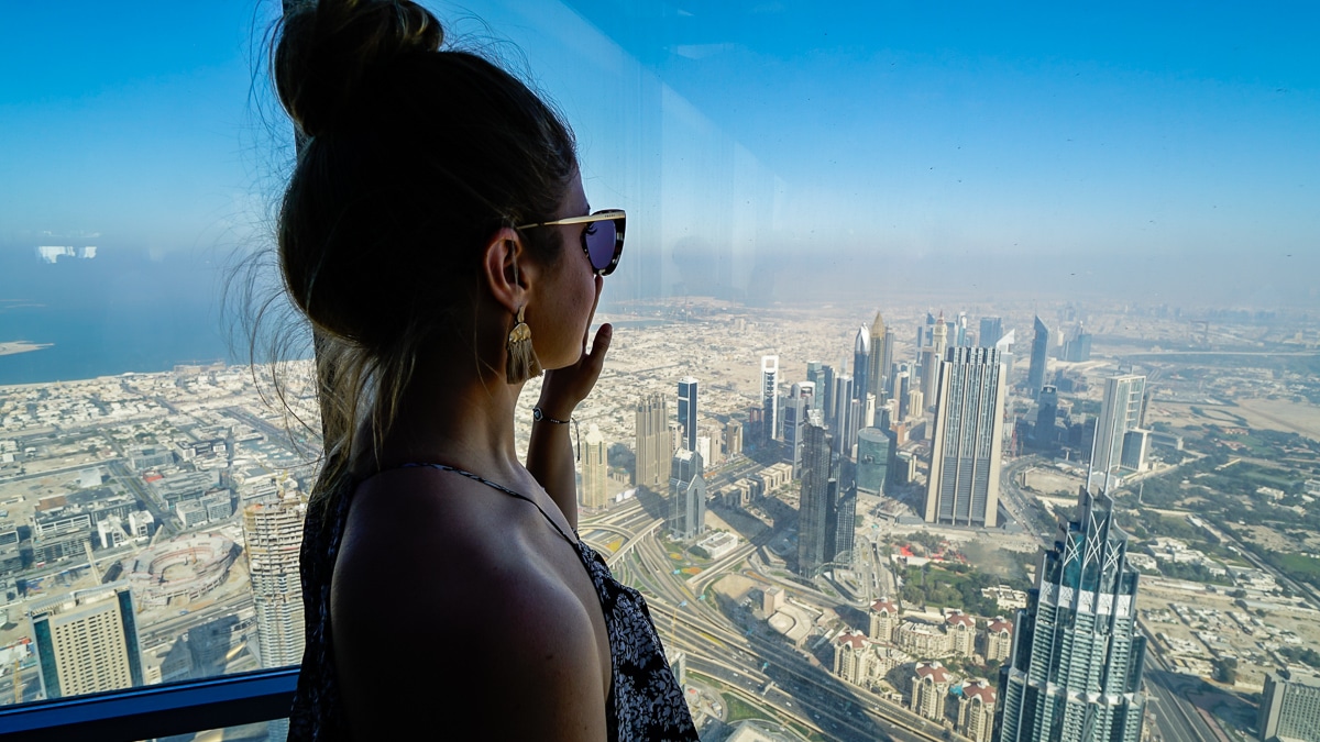 Ausblick vom Burj Khalifa Dubai